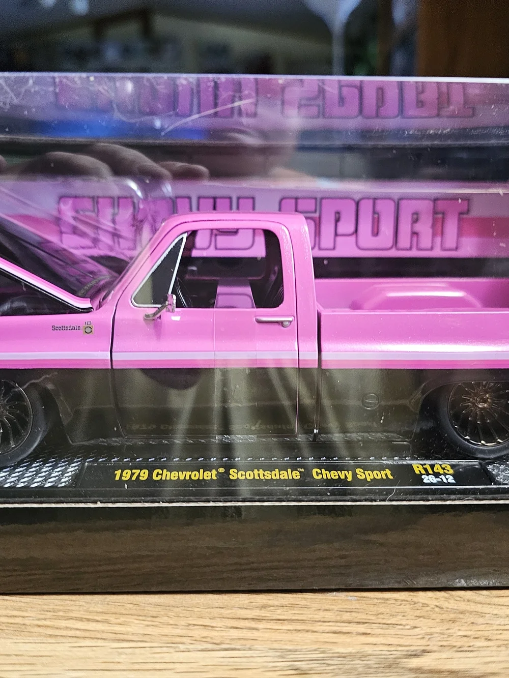 M2 Machines 1979 Chevrolet Scottsdale Chevy Sport Pink Die-Cast Truck